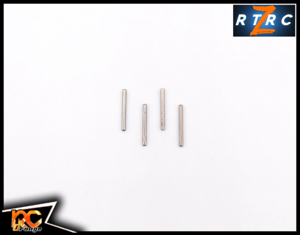 RC ORANGE RTRC – RT003 2V2 – Axes de triangle train avant RTA V2 (4pcs)