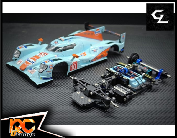 RC ORANGE GL RACING GL LMP2 001 CBSET Châssis LMP2 1 27 RWD Cette précommande comprend une carrosserie LMP2 offerte en livrée Gulf !