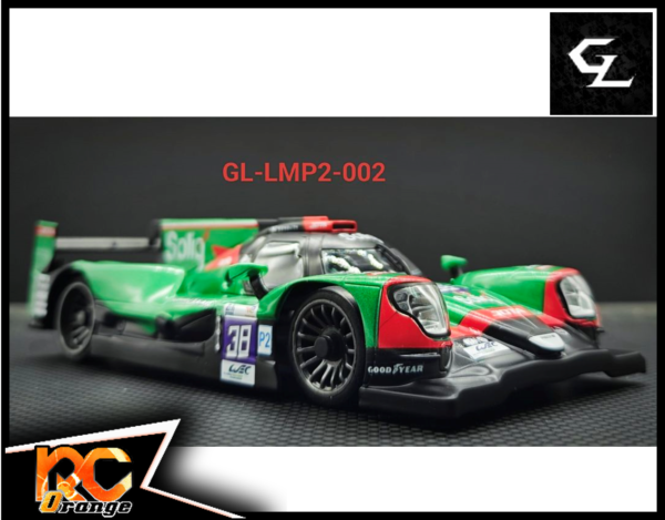 RC ORANGE GL RACING GL LMP2 002 W.MM.102 Carrosserie LMP2 n°38 verte