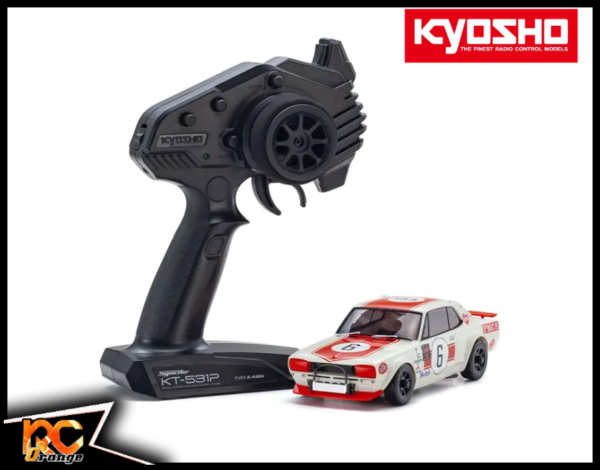 RC ORANGE KYOSHO MINI Z AWD 32643R MA 020 Drift Radio KT 531P et Châssis MA020 NISSAN SKYLINE 2000GT R (KPGC10) Racing 1972 #6 Red