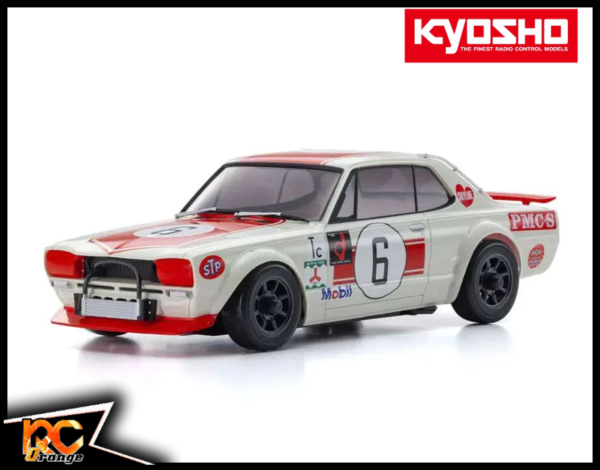 RC ORANGE KYOSHO MZP472R Autoscale L.AWD.94 NISSAN SKYLINE 2000GT R (KPGC10) Racing 1972 #15