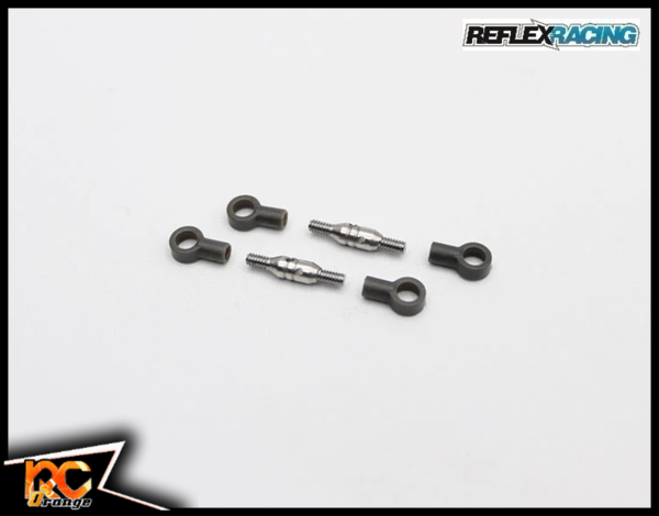 RC ORANGE REFLEX RACING RX28 043 Bras de direction à pas inversés 2mm G2