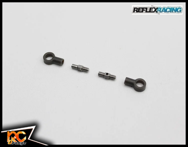 RC ORANGE REFLEX RACING RX28 044 Bras de carrossage à pas inversés 2mm G2