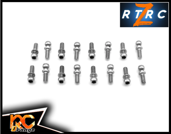 RC ORANGE RTRC – RTB020 D – Kit boules 3mm M2 L4.5 (16pcs)